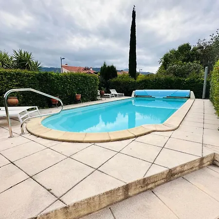 빌라 Climatisee Confort Grand Jardin Clos Avec Piscine, Proche 아르젤레쉬르메르