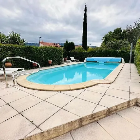 빌라 Climatisee Confort Grand Jardin Clos Avec Piscine, Proche 아르젤레쉬르메르